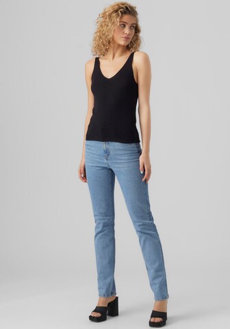 VERO MODA Knitted top 'VMNEW LEX' in Black