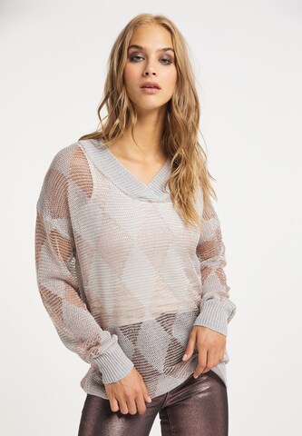 Pull-over myMo ROCKS en gris : devant