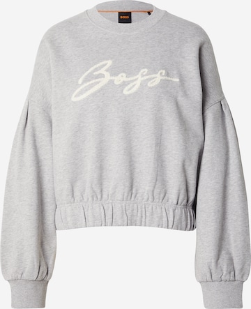 Sweat-shirt 'C_Easton' BOSS en gris : devant