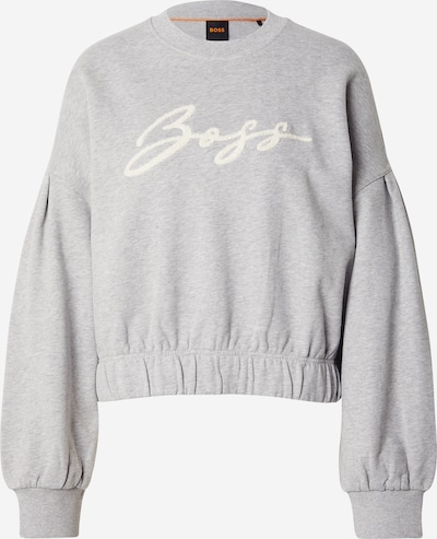 BOSS Sweater majica 'C_Easton' u siva / bijela, Pregled proizvoda