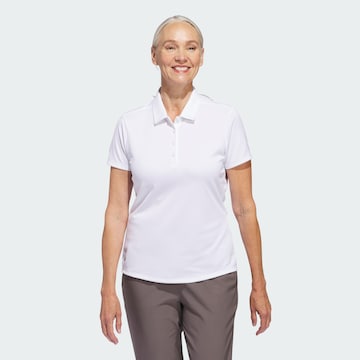 ADIDAS GOLF Performance Shirt in White: front