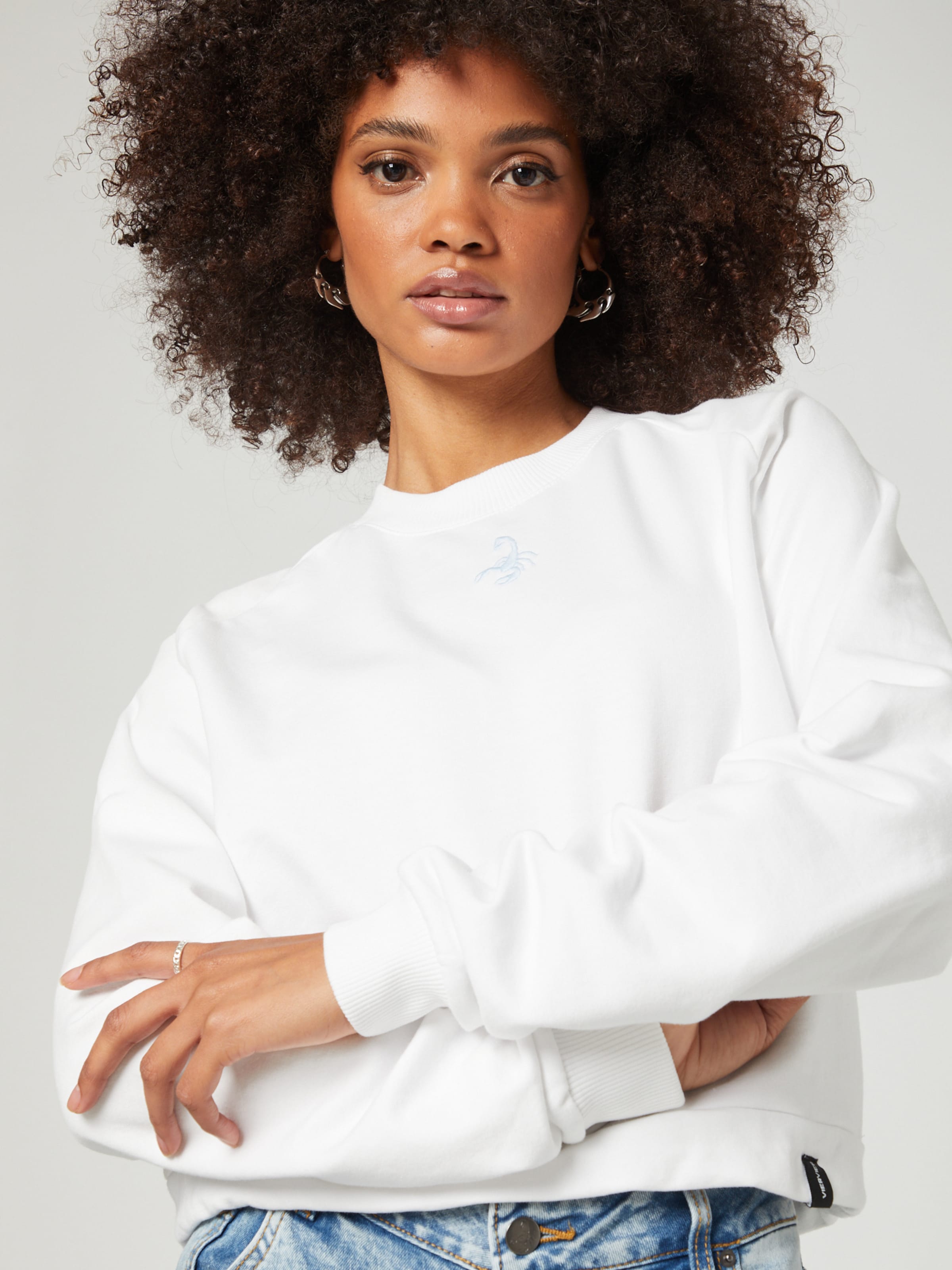 Vêtements Sweat-shirt Nala VIERVIER en Blanc 