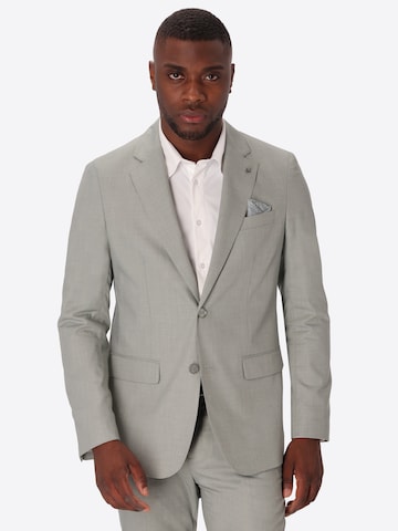 Distretto12 - Ajuste regular Chaqueta tipo saco para negocios 'Alabastro' en verde: frente