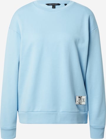 ARMANI EXCHANGE Sweatshirt in Blau: predná strana