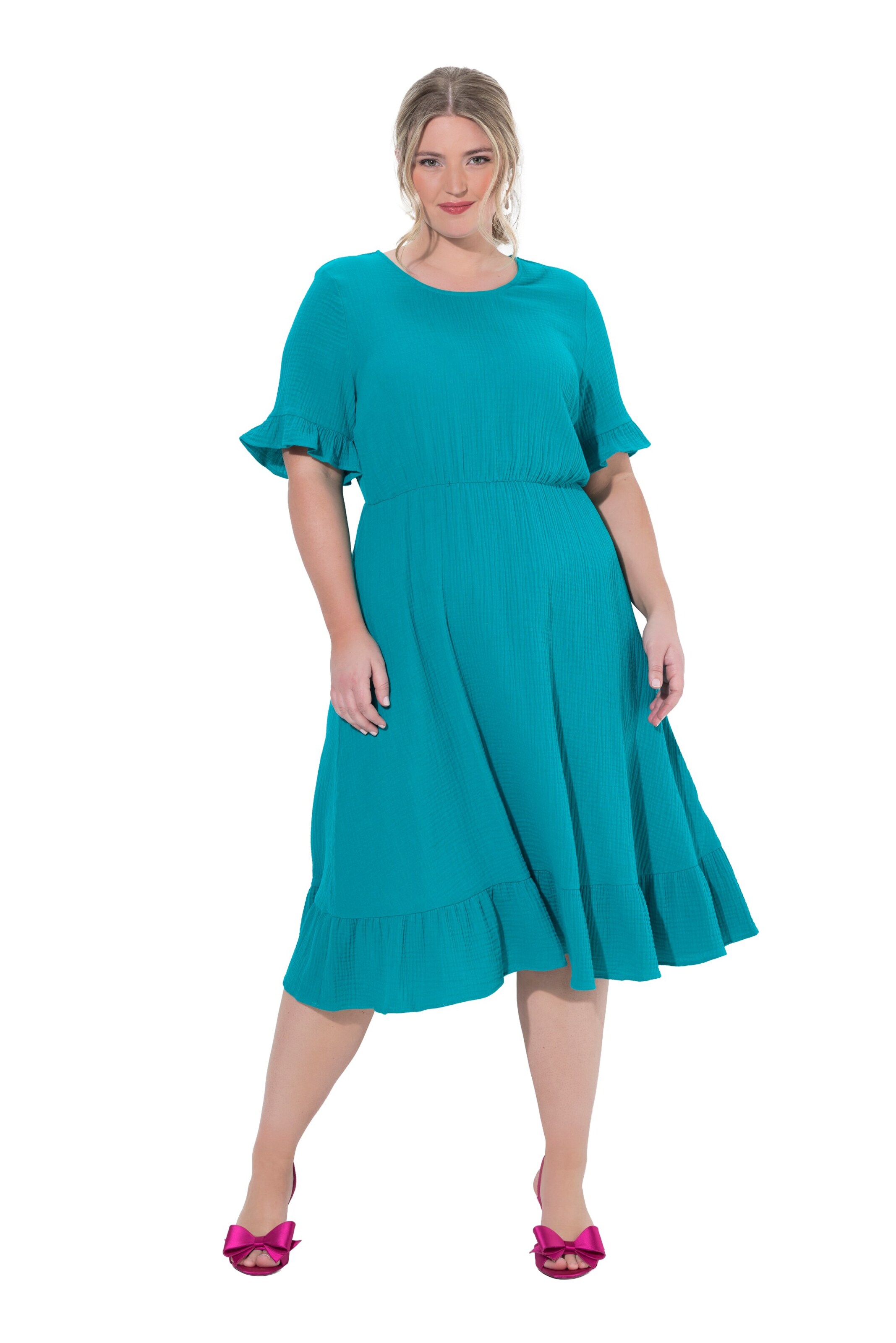 MIAMODA Jurk in Blauw: voorkant