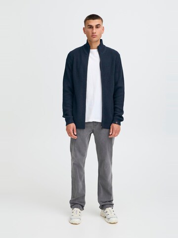 !Solid Gebreid vest 'Arno' in Blauw