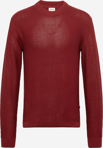 !Solid Sweater 'Jarah' in Red: front