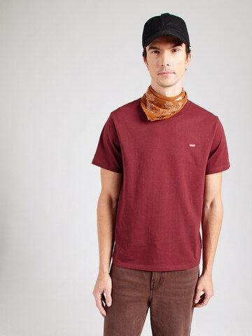 LEVI'S ® Tričko 'Original Housemark Tee' - Červená: predná strana