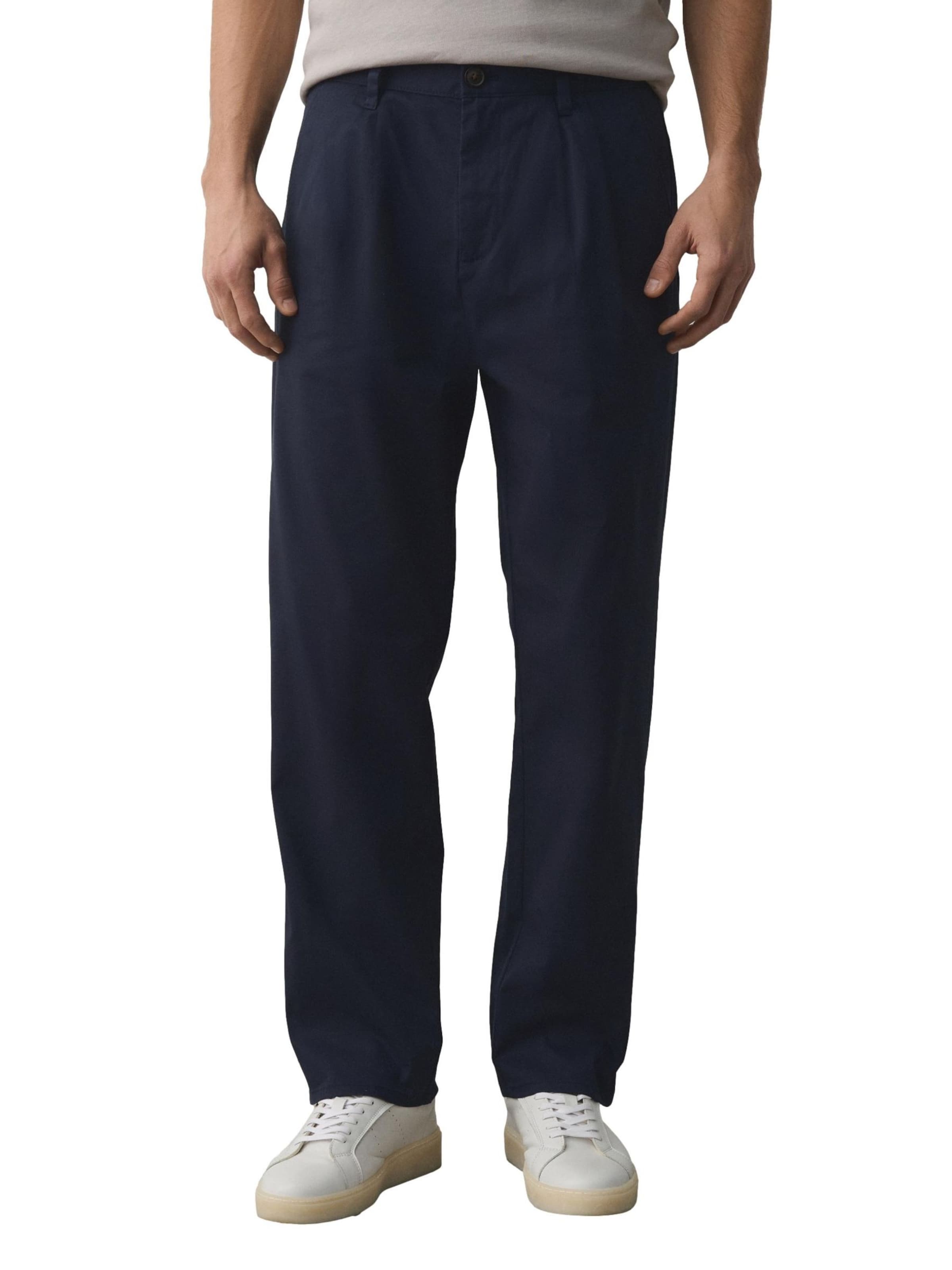 Loosefit Pantalon à pince Next en bleu : devant