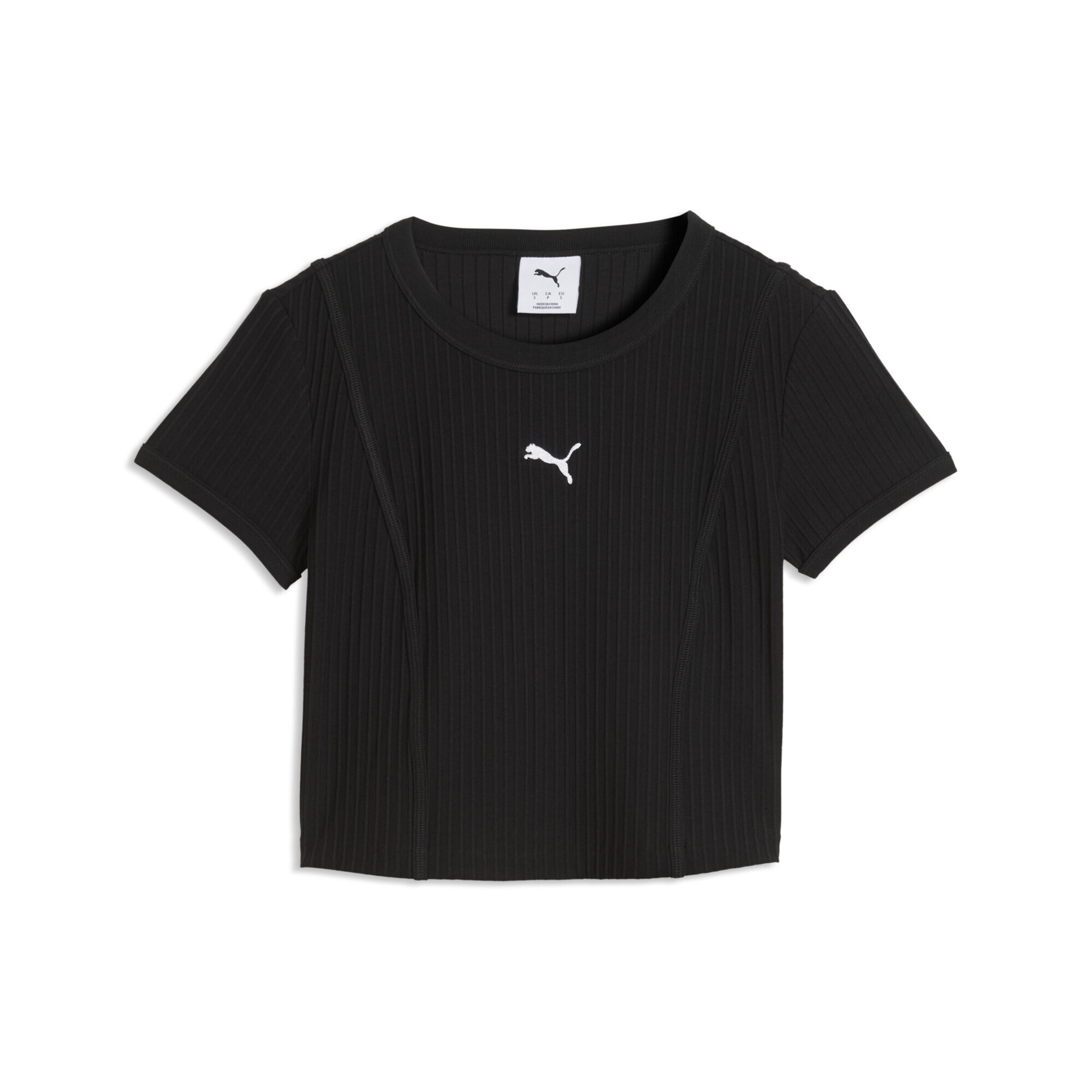 PUMA T-Shirt 'Essentials' in Schwarz: Vorderseite