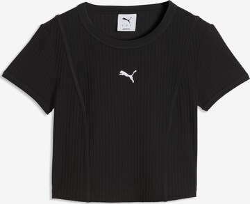 PUMA T-Shirt 'Essentials' in Schwarz: Vorderseite