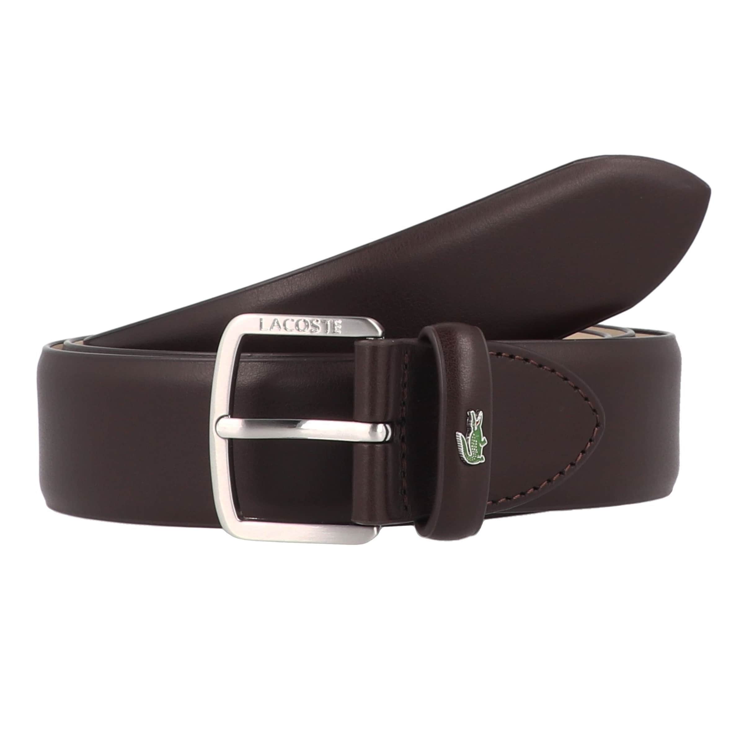 LACOSTE Gürtel in Braun: Vorderseite