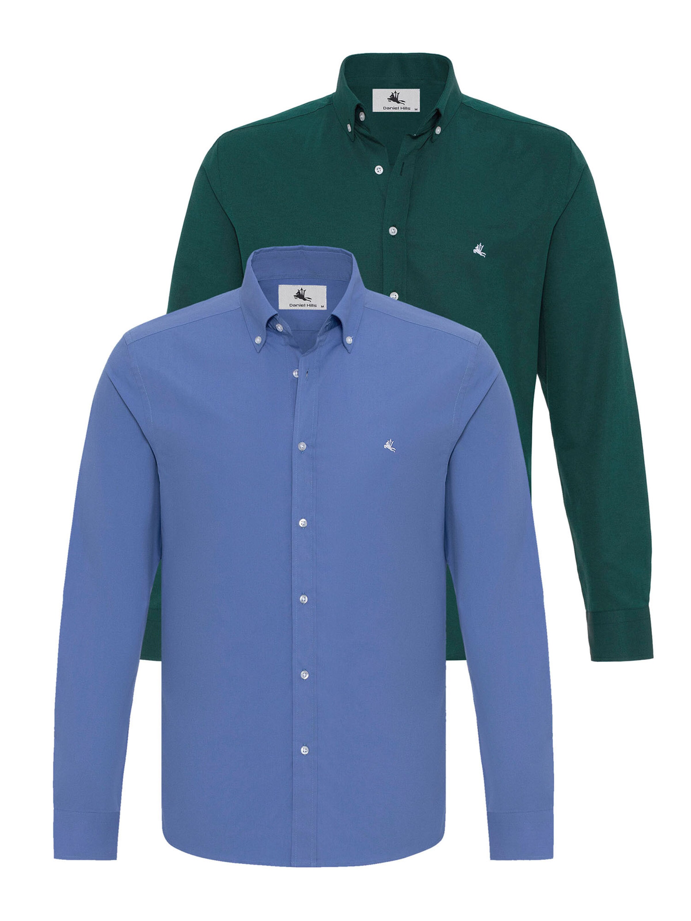 Daniel Hills Button Up Shirt in Blue: front
