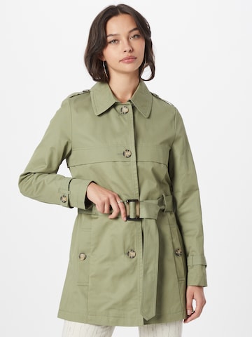 ESPRIT Between-Seasons Coat in Green: front