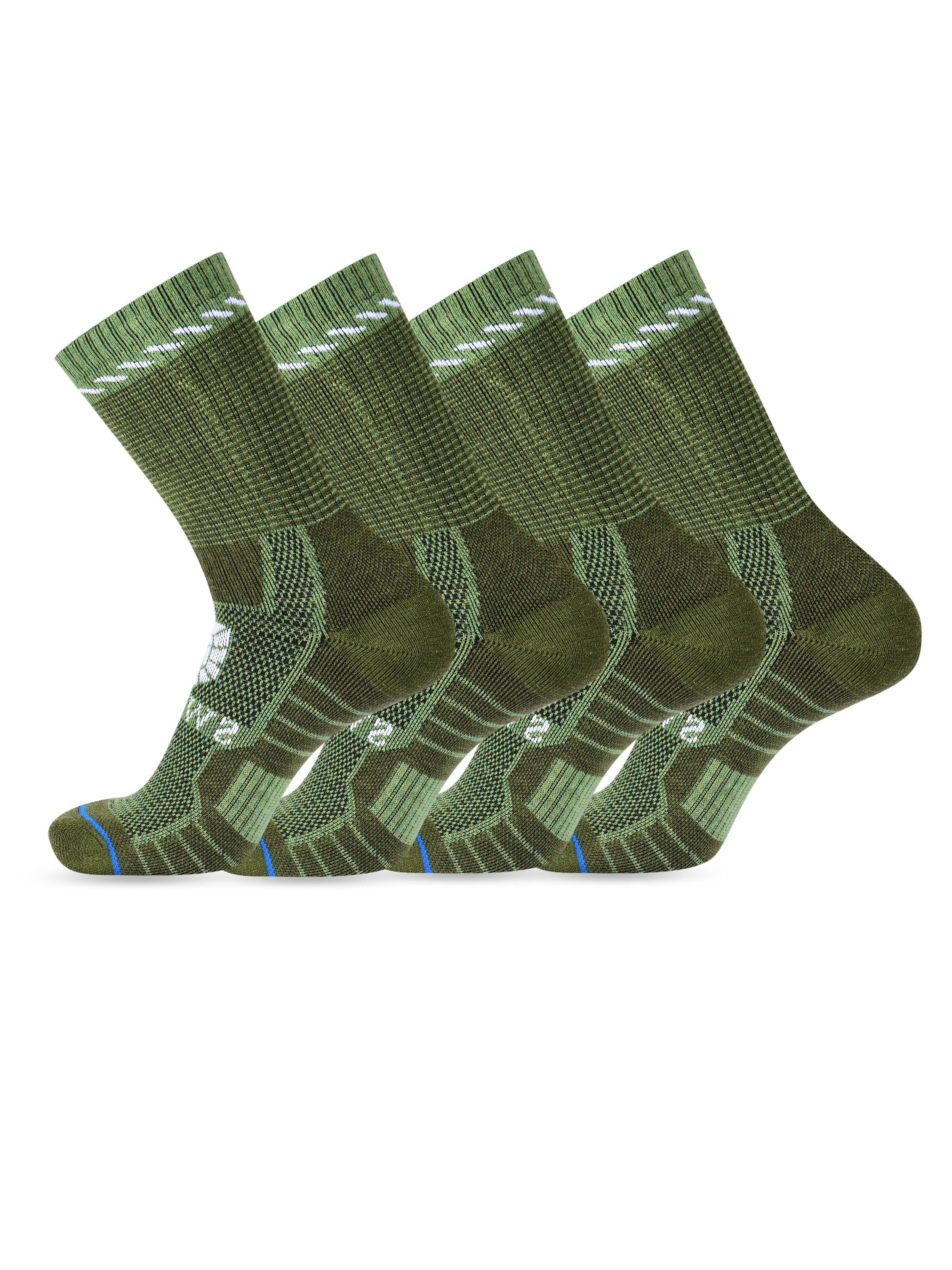 SWORTS Athletic Socks 'THERMO MERINO SOCKS' in Green: front