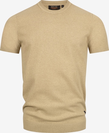 INDICODE JEANS Trui 'Vasko' in Beige: voorkant