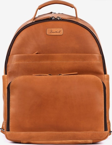 Benthill Rucksack in Braun: Vorderseite