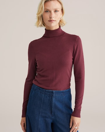 WE Fashion Svetr – červená: přední strana