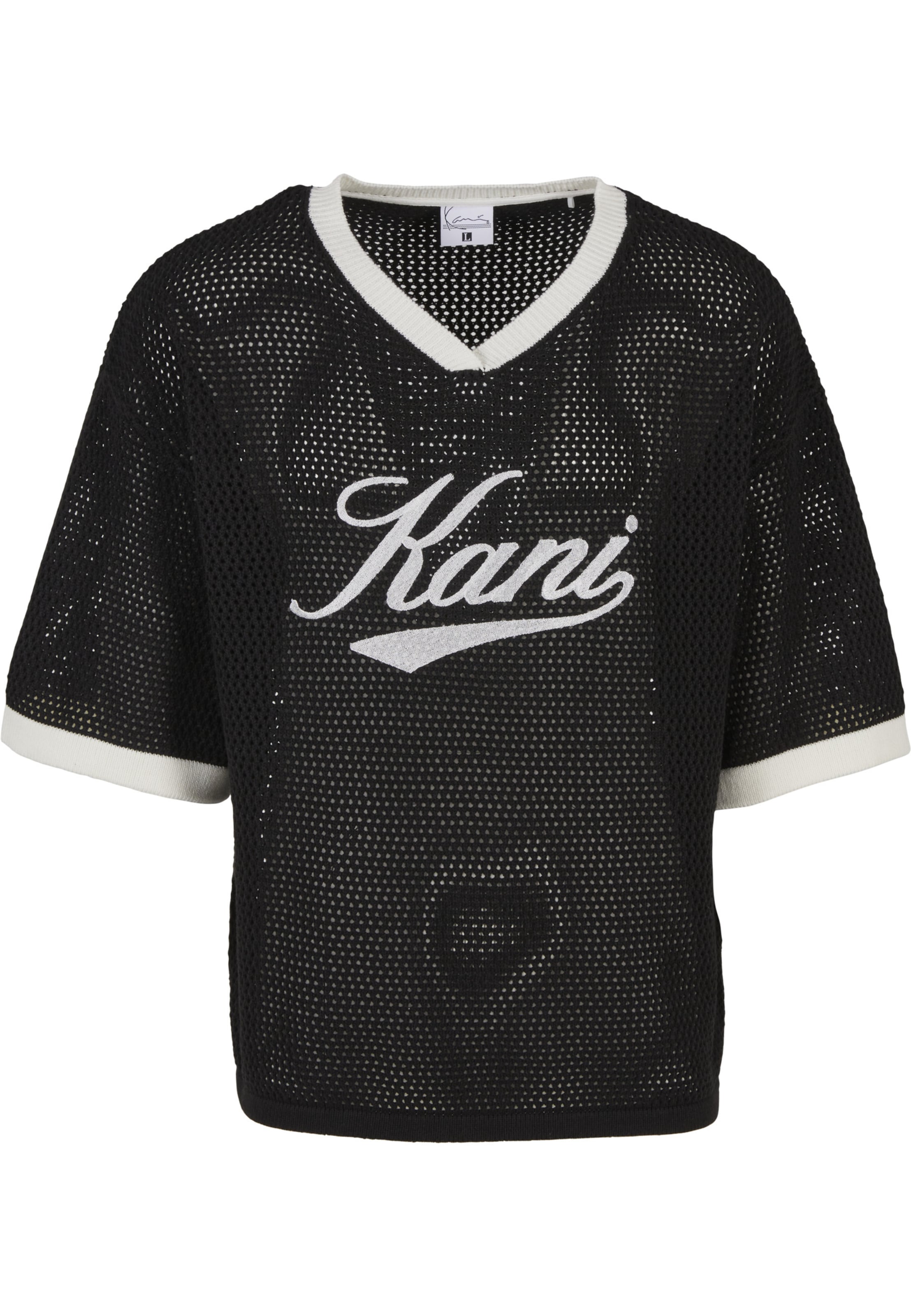 Karl Kani Svetr 'Varsity' – černá: přední strana