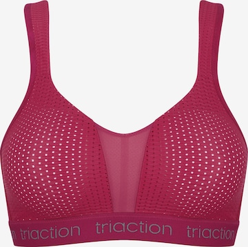 Triumph Triaction Bra 'Energy Lite' in Red: front