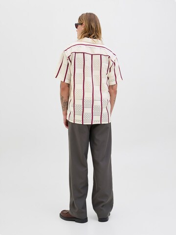 JACK & JONES Comfort fit Overhemd 'JORDia' in Wit