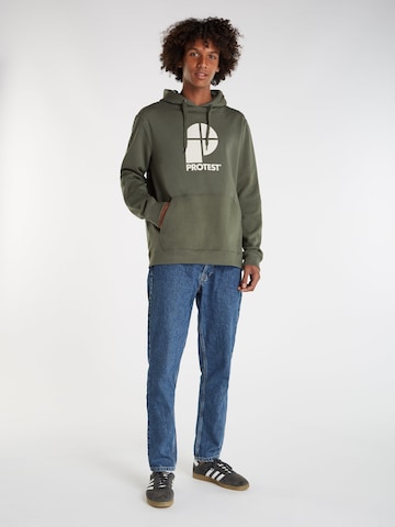 PROTEST Pullover 'CLASSIC LOGO HOODY' in Grün