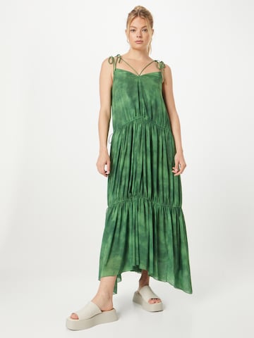 PATRIZIA PEPE Letní šaty – zelená: přední strana