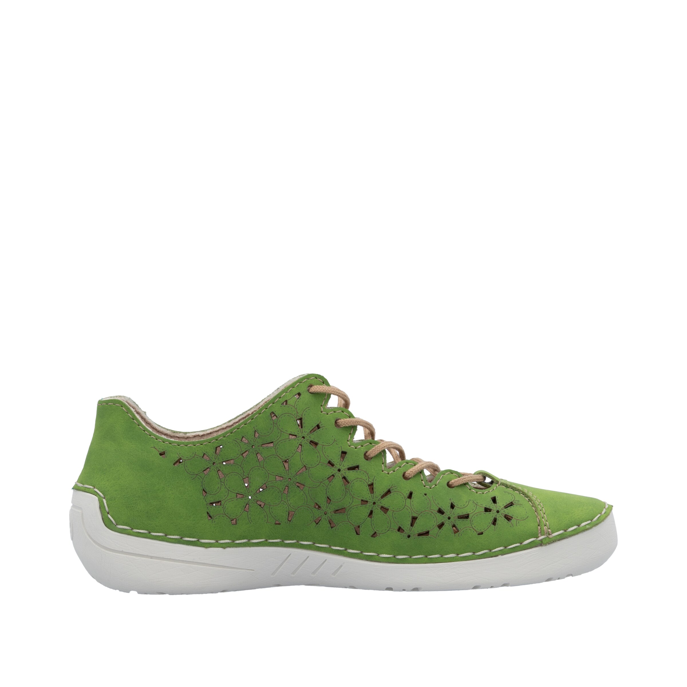 Chaussure à lacets Rieker en vert