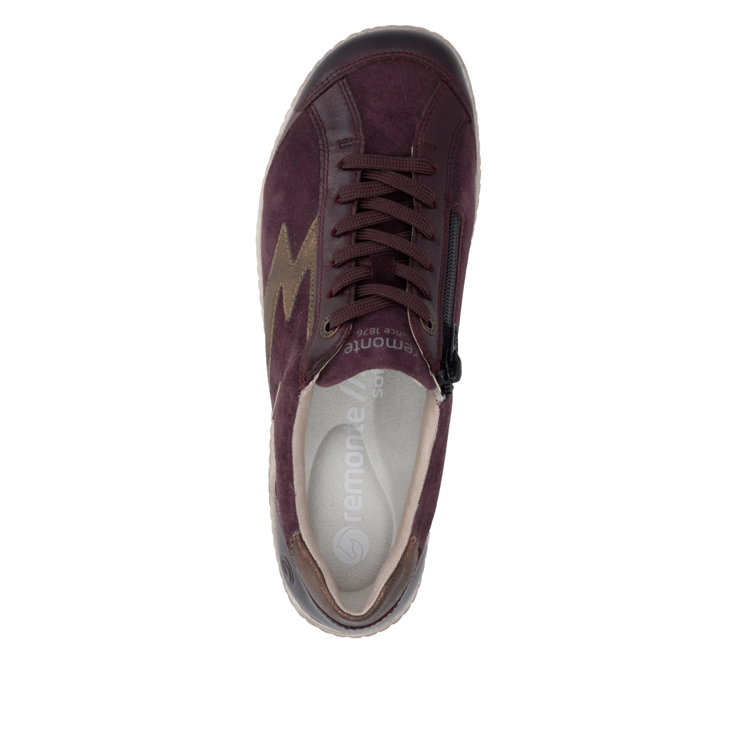 Chaussure de sport à lacets REMONTE en rouge