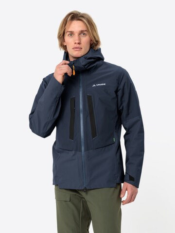 VAUDE Outdoorjas 'Monviso' in Blauw: voorkant