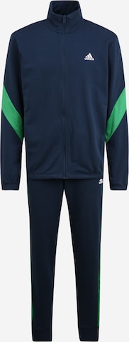 ADIDAS PERFORMANCE Sports Suit in Blue: front