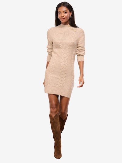Lipsy Плетена рокля в бежово, Преглед на продукта