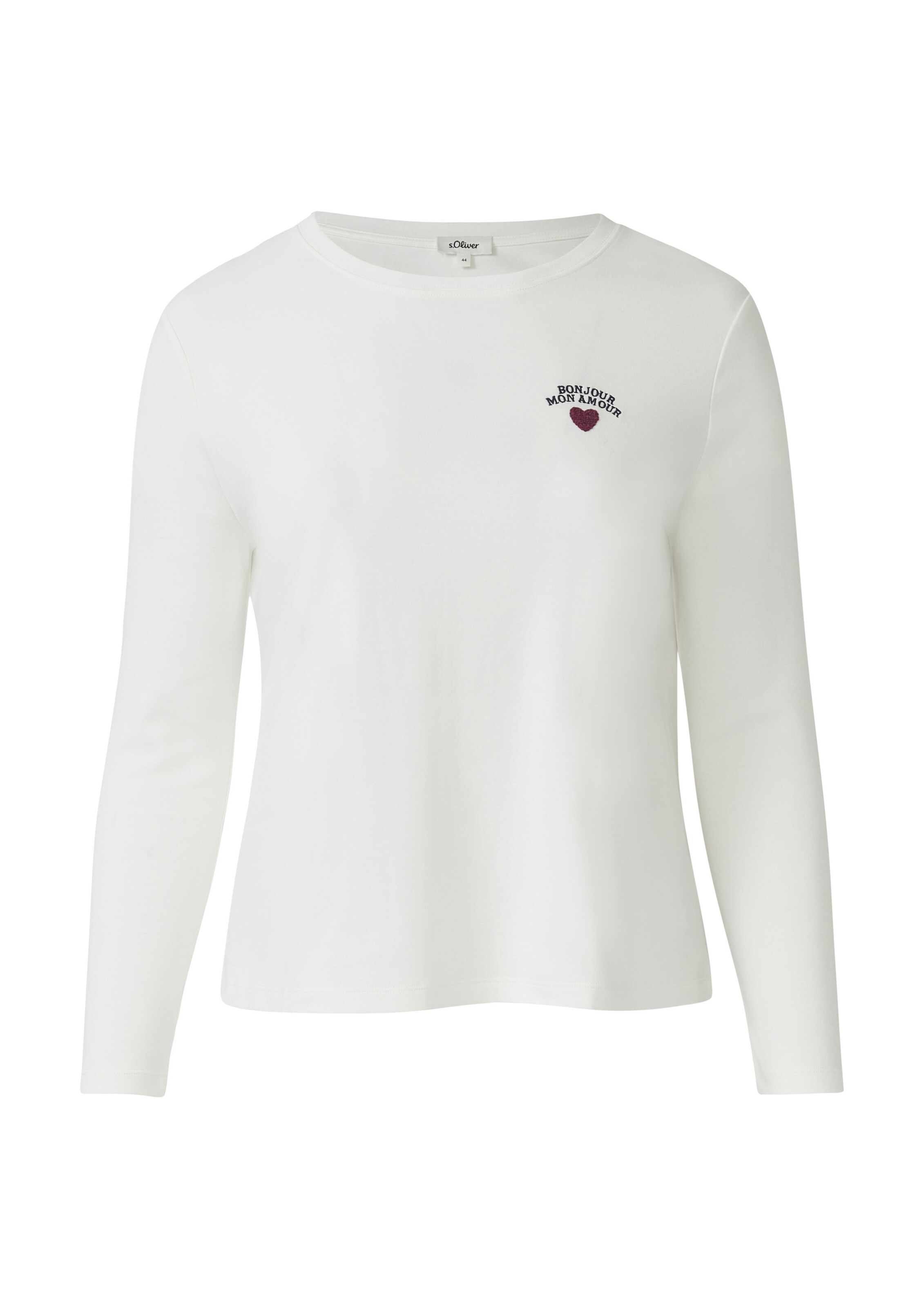 T-shirt s.Oliver en beige : devant