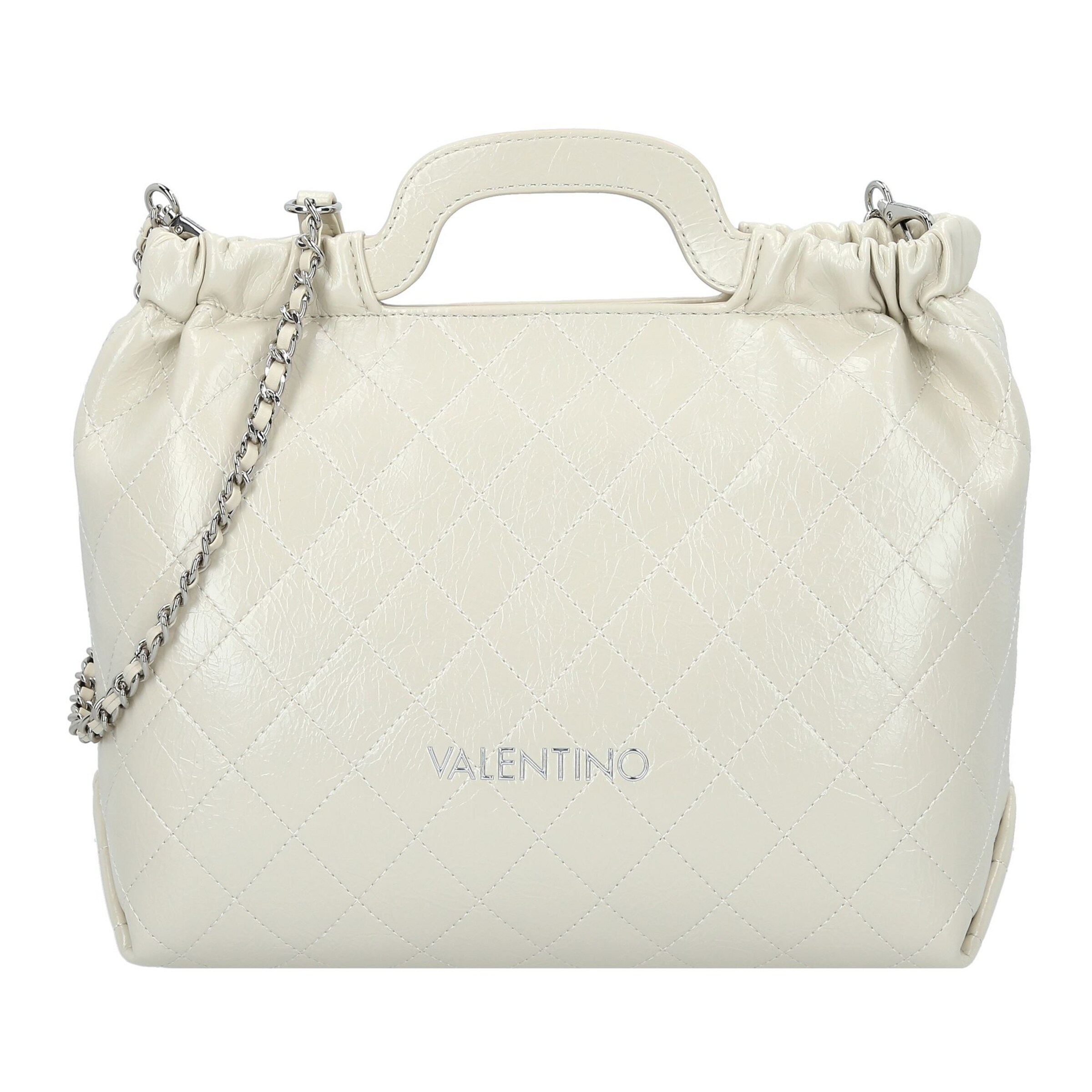 Borsa a mano 'Wakanda' di VALENTINO in bianco: frontale
