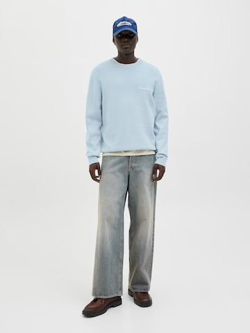 JACK & JONES Pullover 'JORNORREBRO' i blå