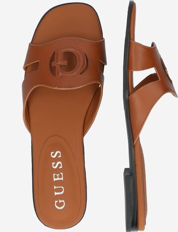 GUESS - Sapato aberto 'Ciella' em castanho