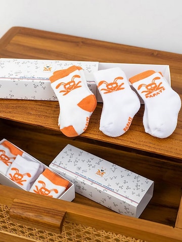 Chaussettes PAPATE en blanc