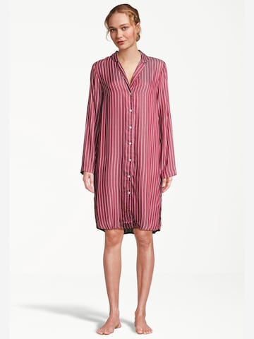 SEIDENSTICKER Nightgown 'Classic Web' in Red