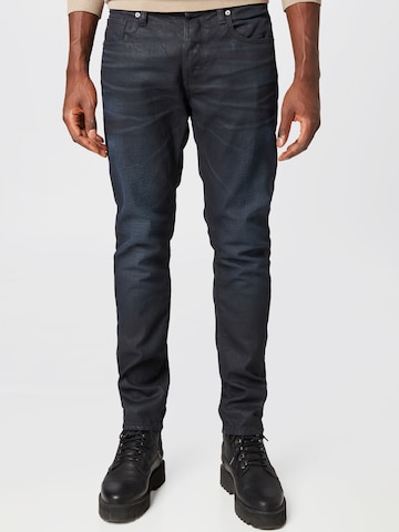 Coupe slim Jean G-Star RAW en bleu : devant