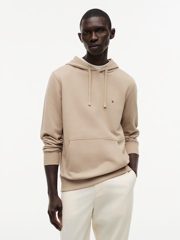 TOMMY HILFIGER Sweatshirt 'ESSENTIAL' in Beige: front