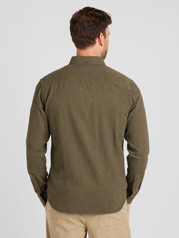 JACK & JONES Regular fit Button Up Shirt 'JPRBLUBROOK' in Green