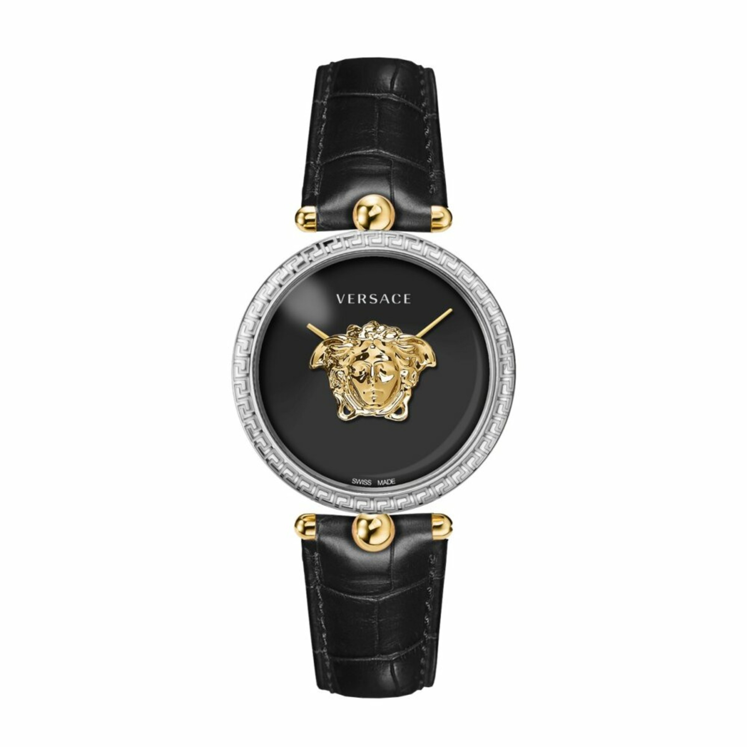 VERSACE Analog watch 'Palazzo' in Black: front