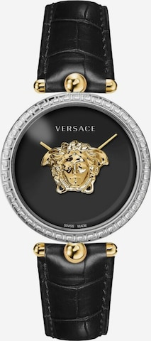 VERSACE Analoog horloge 'Palazzo' in Zwart: voorkant
