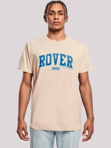 T-Shirt 'British Motor Heritage Rover Car 1904 College' F4NT4STIC en beige : devant