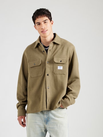 Fit confort Chemise 'Ekynone' HUGO en vert : devant