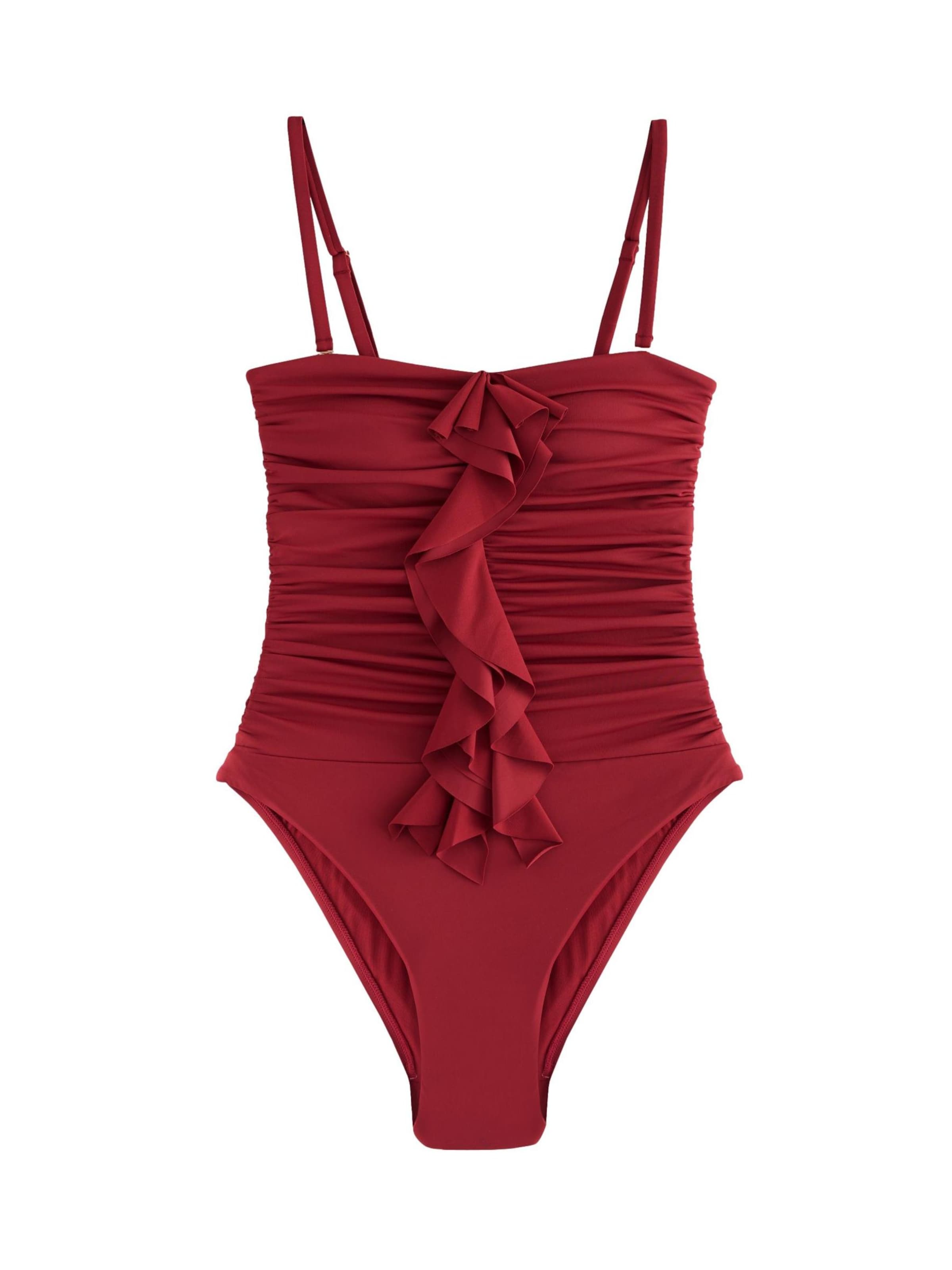 Next Shaping-badpak in de kleur Donkerrood, Productweergave