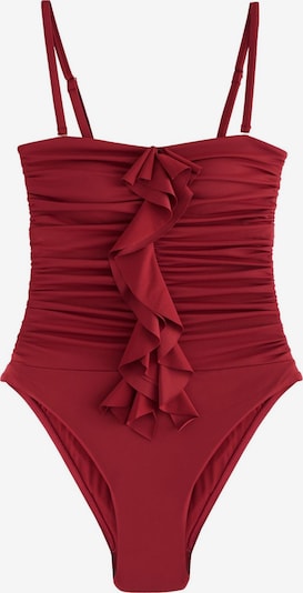 Next Muotoileva uimapuku värissä tummanpunainen, Tuotenäkymä