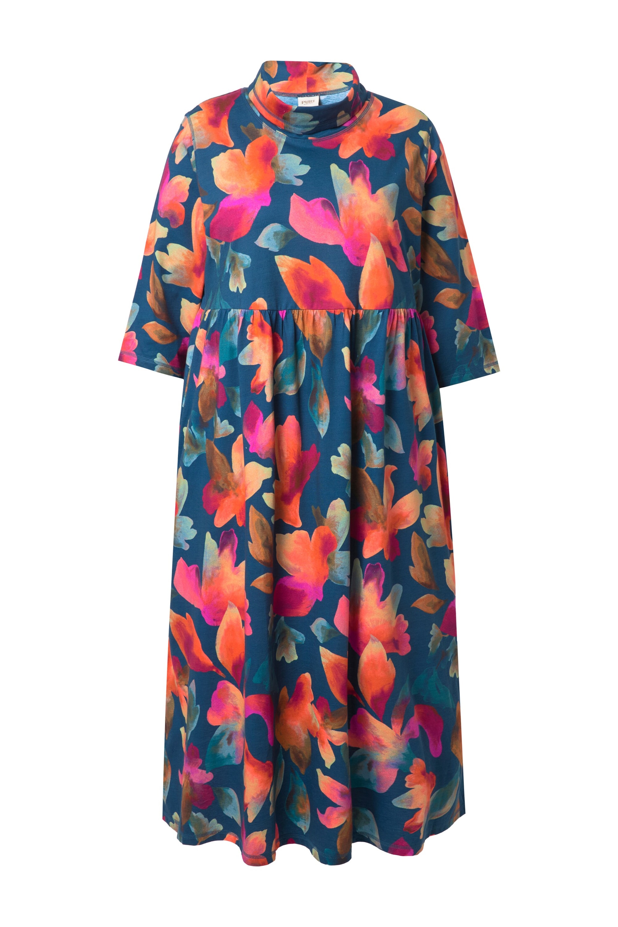 Ulla Popken Jurk in Blauw: voorkant