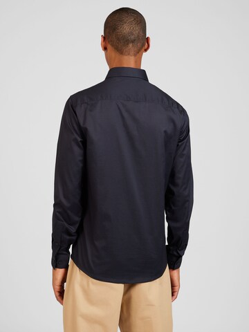 Only & Sons Slim fit Business shirt 'ONSJordan' in Black