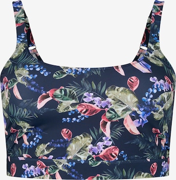 Swim by Zizzi Bustier Bikinitop 'CASELMA' in Mischfarben: predná strana